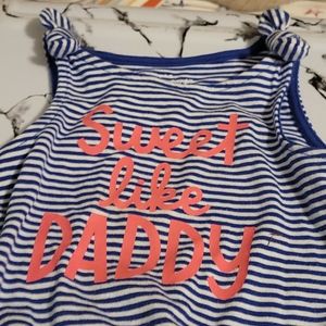 Baby girl stripped romper